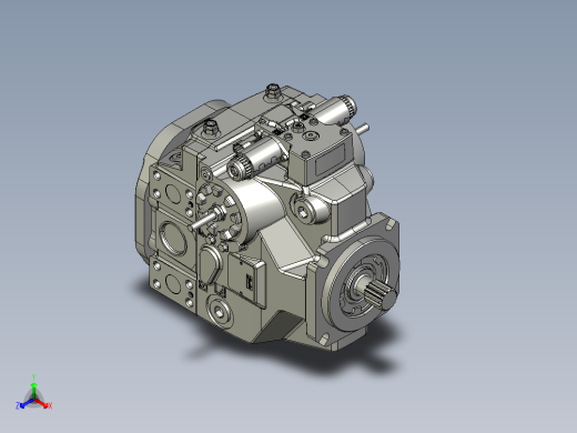 H1-P-100-L-BN液压泵正等轴测缩略图