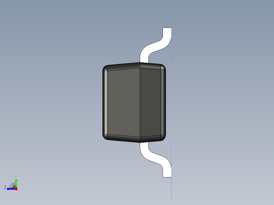 分立半导体元件封装-TO-253AA右视图