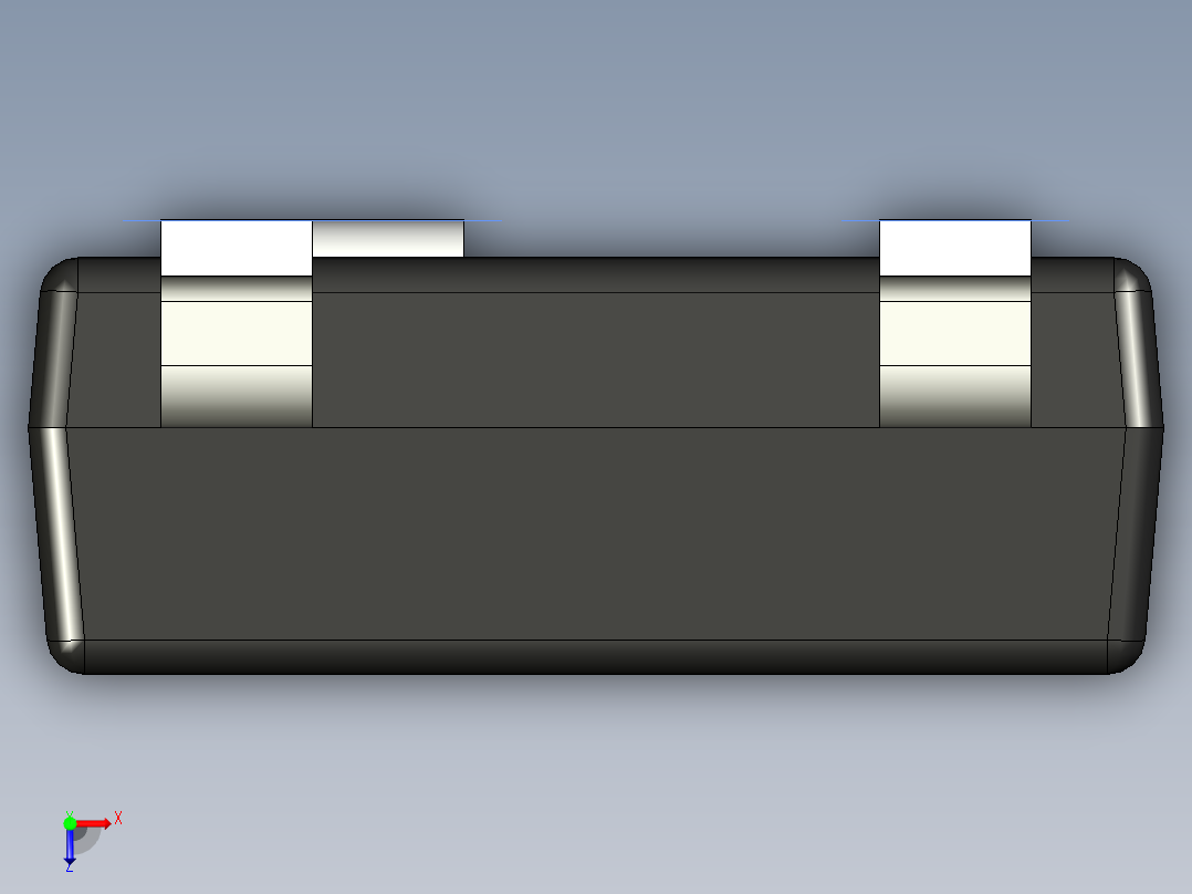 分立半导体元件封装-TO-253AA俯视图