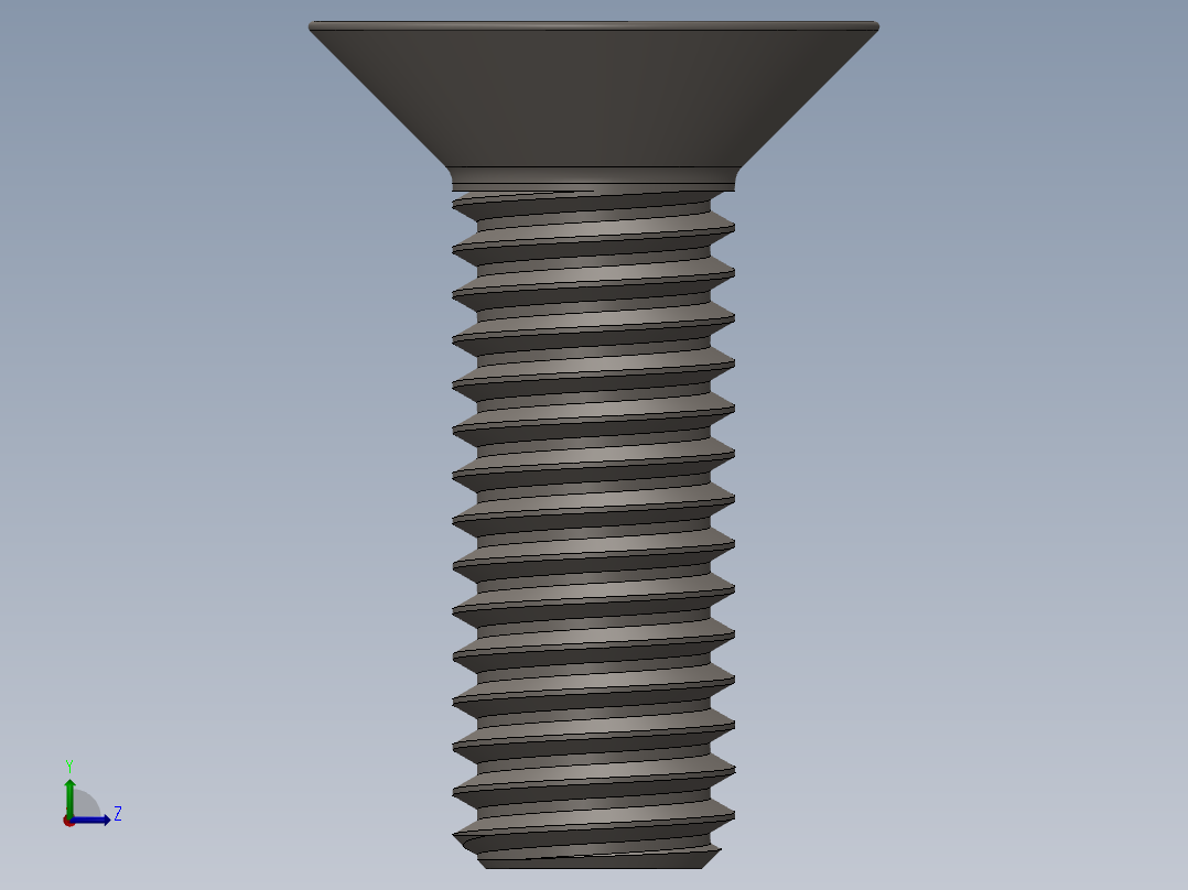 Screw_ISO_10642_M5x15_A2.SLDPRT左视图