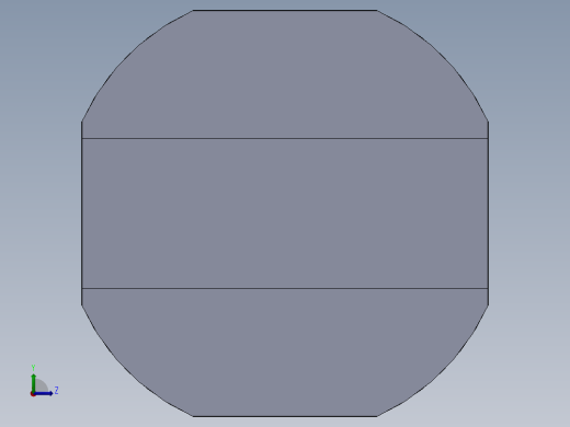 气动缸（圆形后部安装）16x5x55毫米左视缩略图