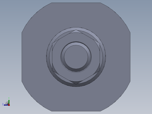 气动缸（圆形后部安装）16x5x55毫米右视缩略图