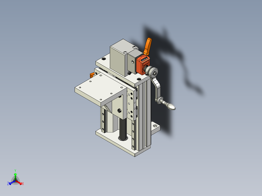 高度调节机构模型 531079