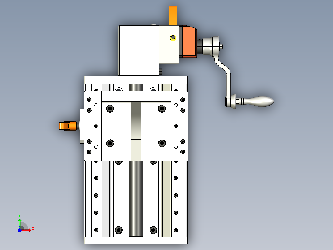 高度调节机构模型 531079前视图