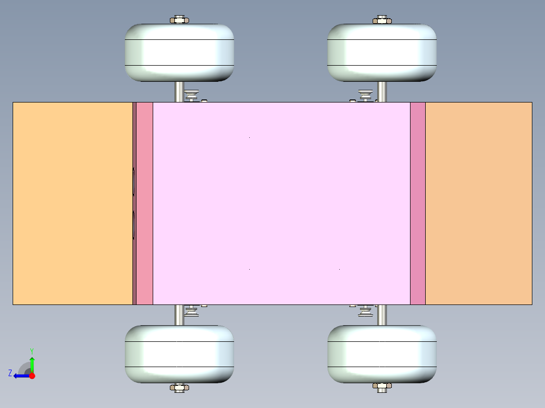 接料小车设计右视图