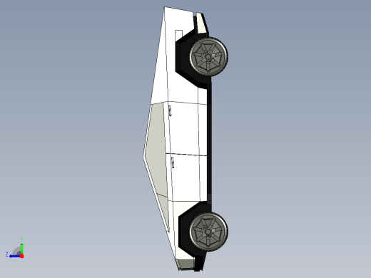 A2004944-特斯拉 Cybertruck（高细节）右视缩略图