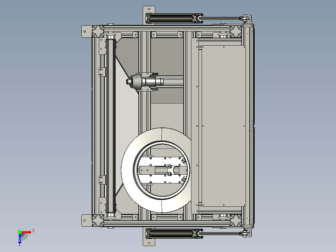 齿轮轴&amp;齿轮机加吹扫工位俯视图