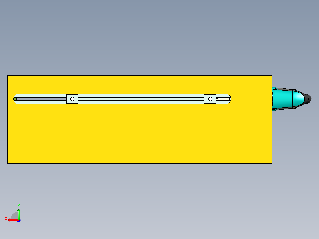 B3003575-自制鼓式砂光机后视图