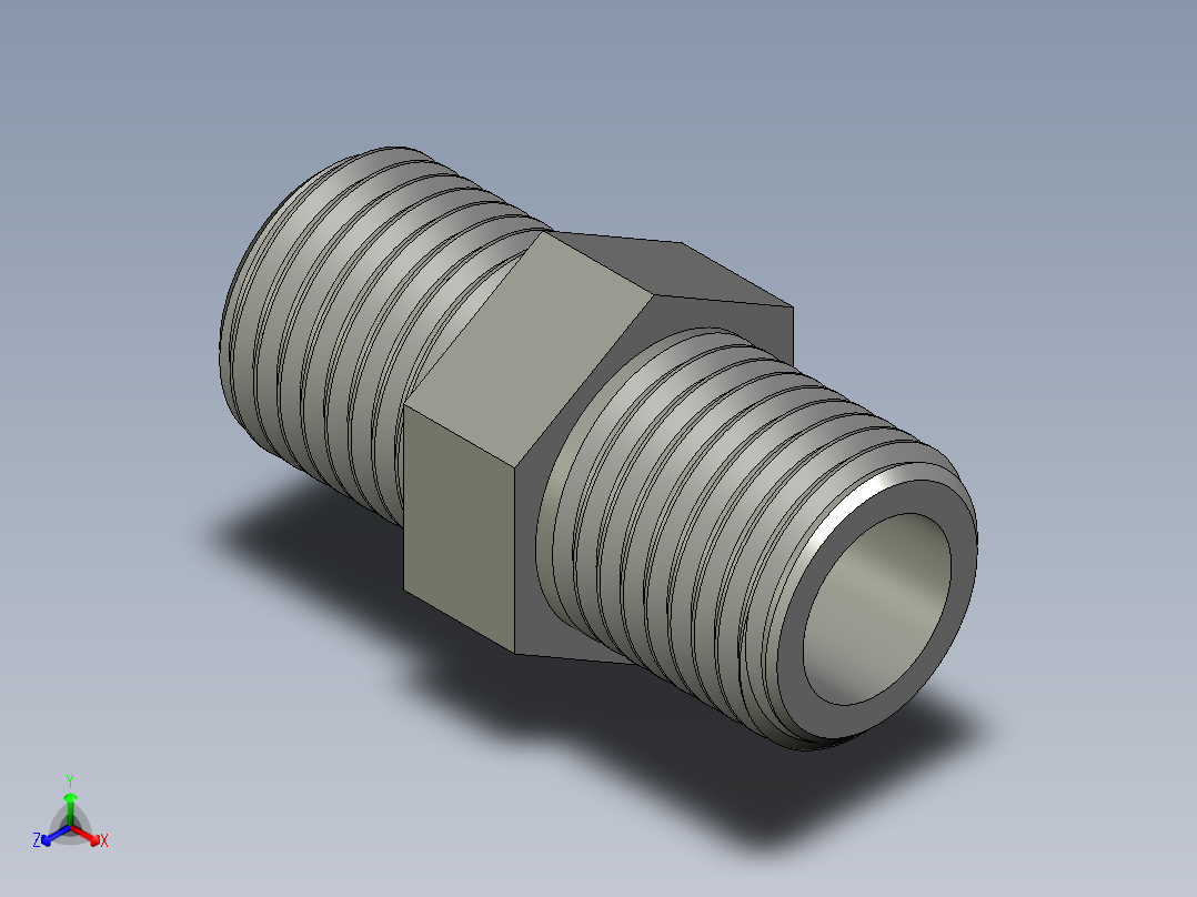 螺纹管对丝-六角等径 DN8