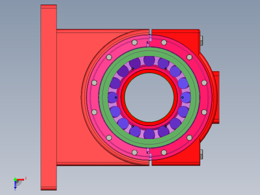 实例轴承座俯视缩略图