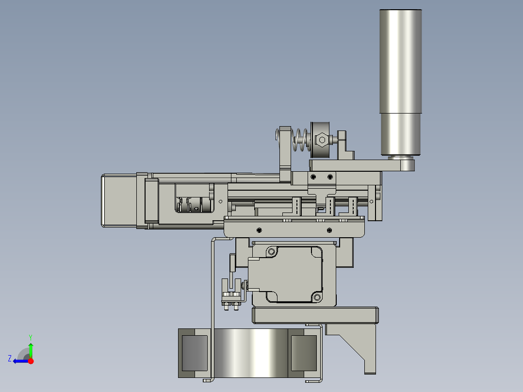 02-00-07撕膜滚轮组件右视图