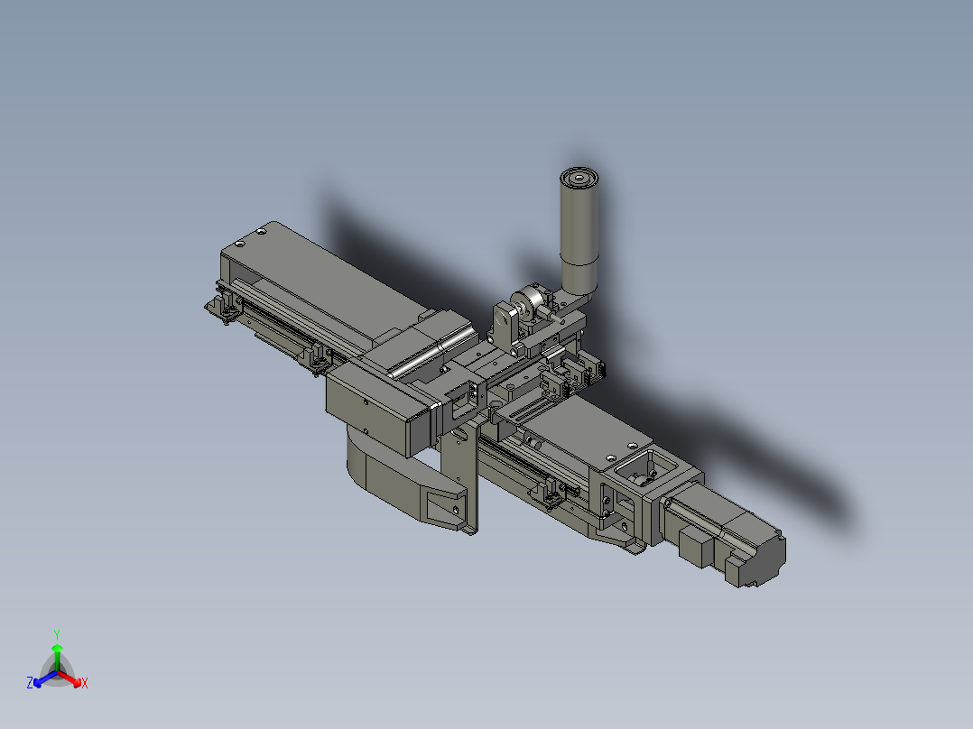 02-00-07撕膜滚轮组件正等轴测图
