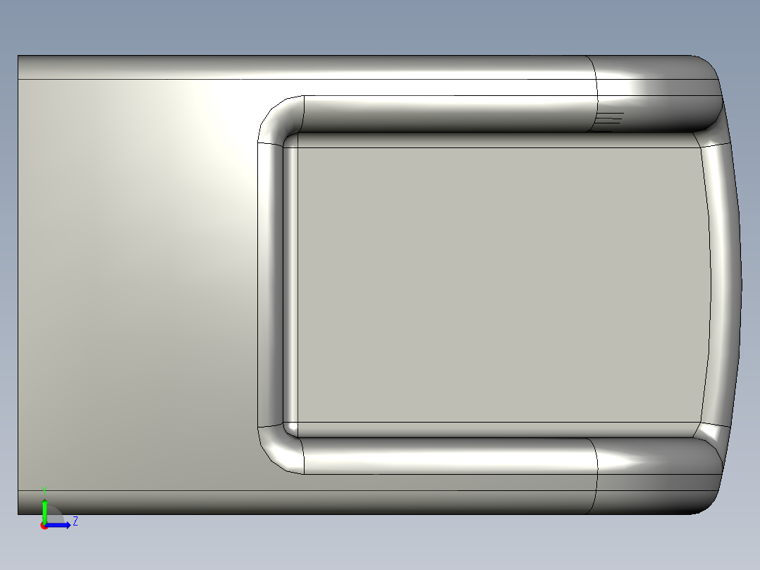 T-UPCN26门把手左视图