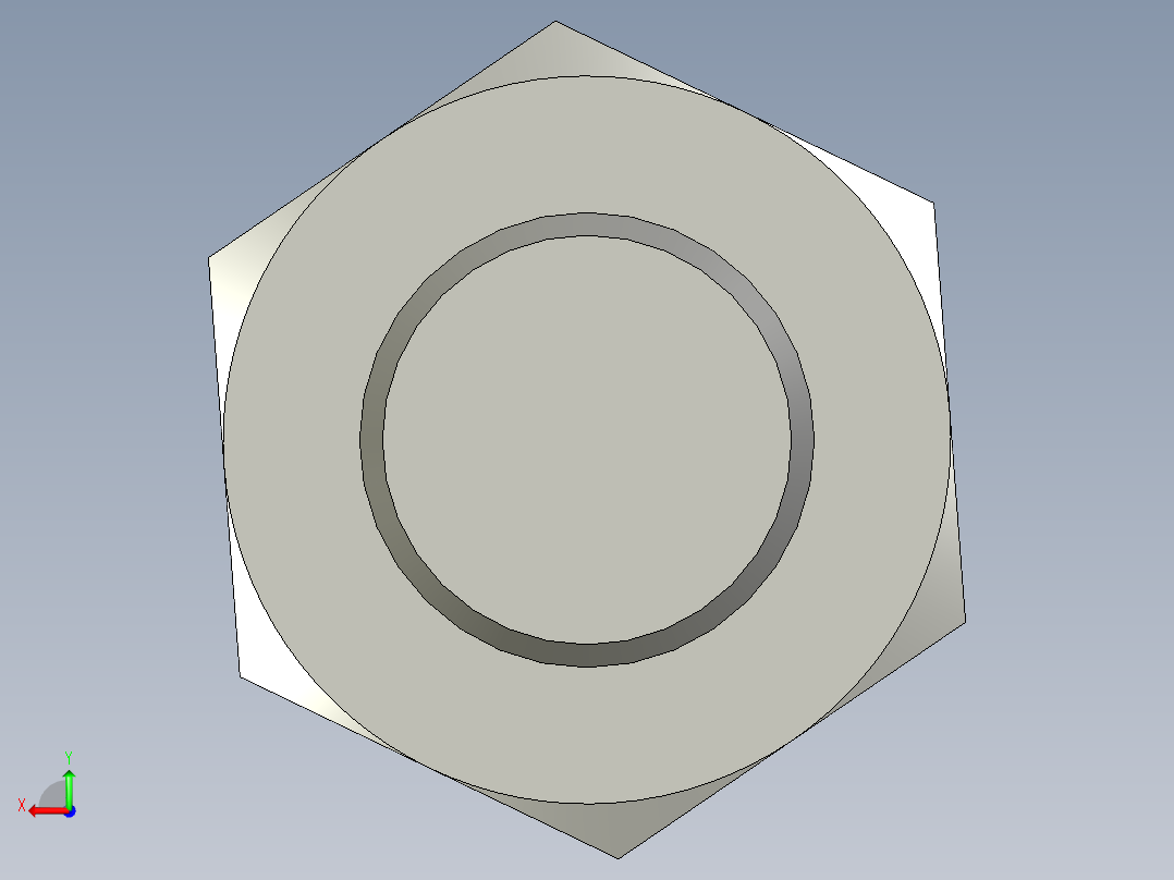 B-M10x60基米螺丝后视图