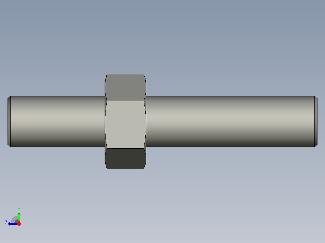 B-M10x60基米螺丝右视图