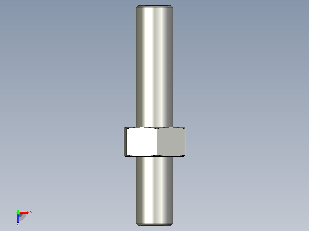 B-M10x60基米螺丝俯视图