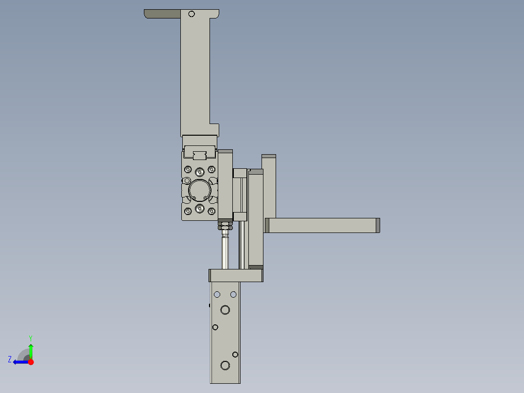 F01AE00021-D26000压膜模组右视图