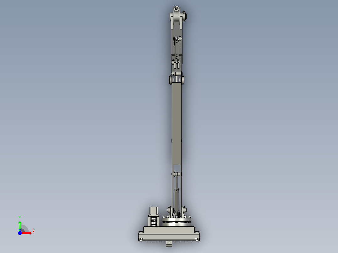 焊接操作机(工作状态)前视图