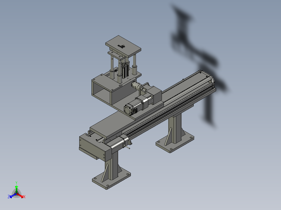 2017-360自动旋转伸缩台