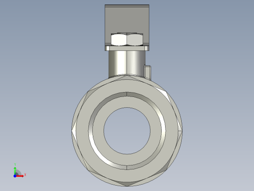 黄铜球阀DN25前视缩略图
