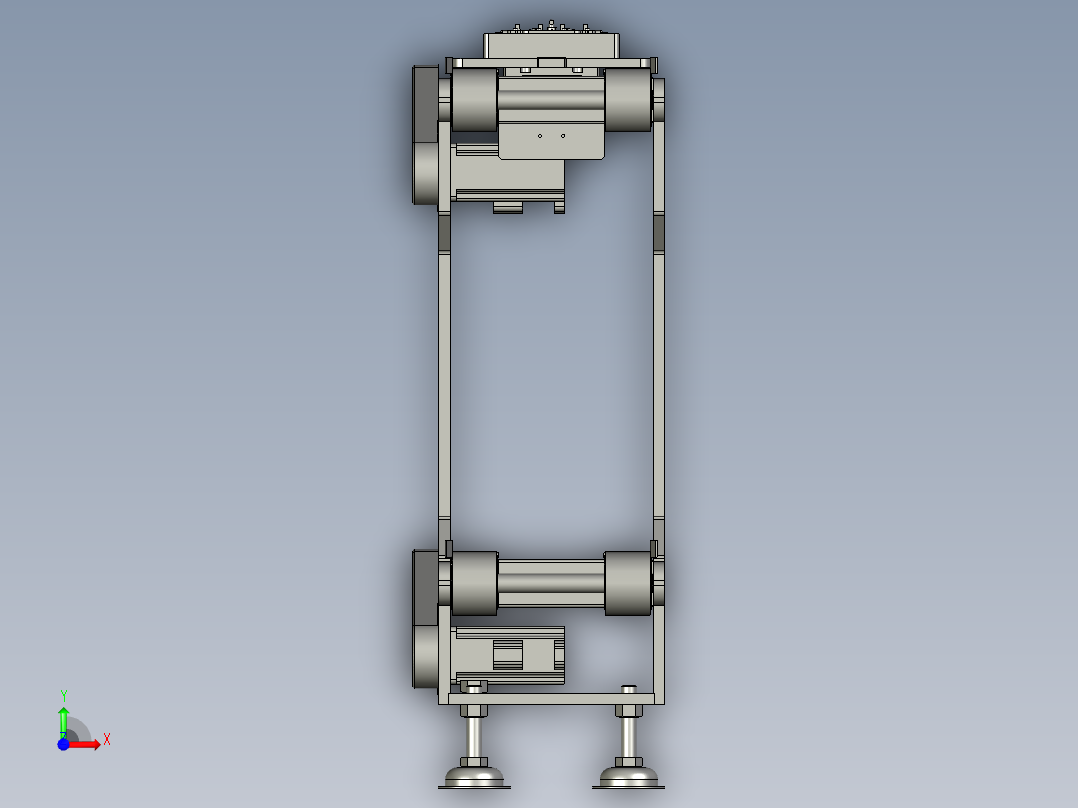生产流水线前视图