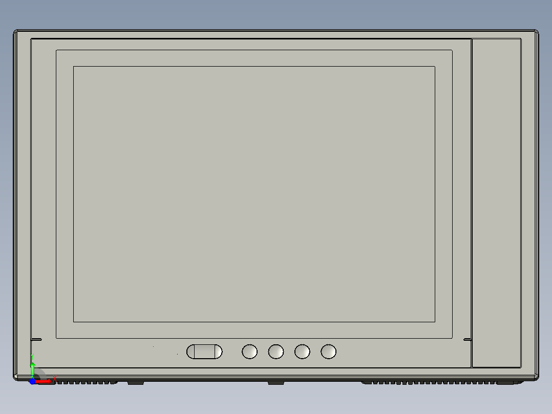 A-显示器CA-MP120_OP-87262-A-A前视图