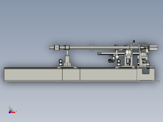 腕臂总装平台装配前视缩略图