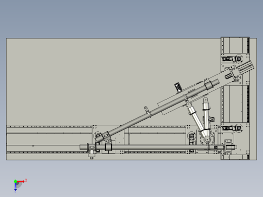 腕臂总装平台装配俯视缩略图