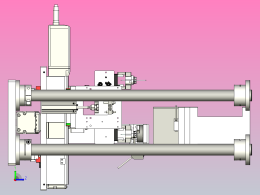 一种推杆状物料的下料模组左视缩略图