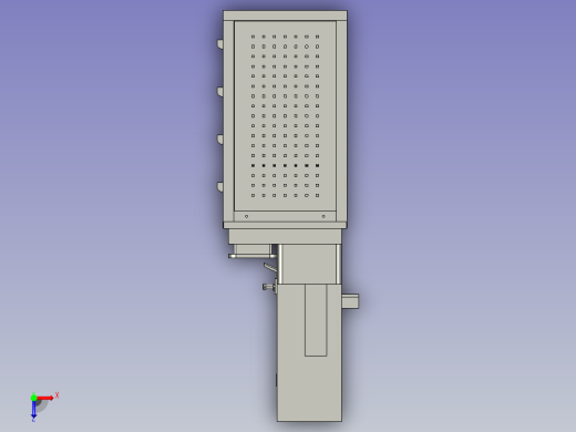 电子器件生产工艺的连续分切设备俯视缩略图