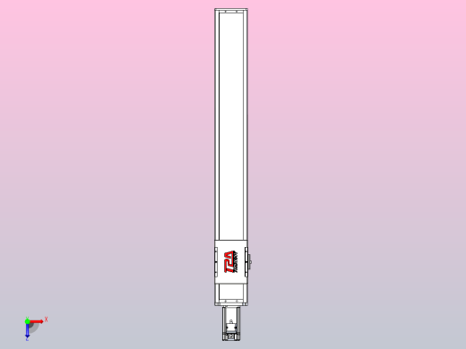 滚珠丝杠直线轴带导轨全封闭TPA-HCR-110D-1610C-L750-M-Y-P40-N3俯视缩略图