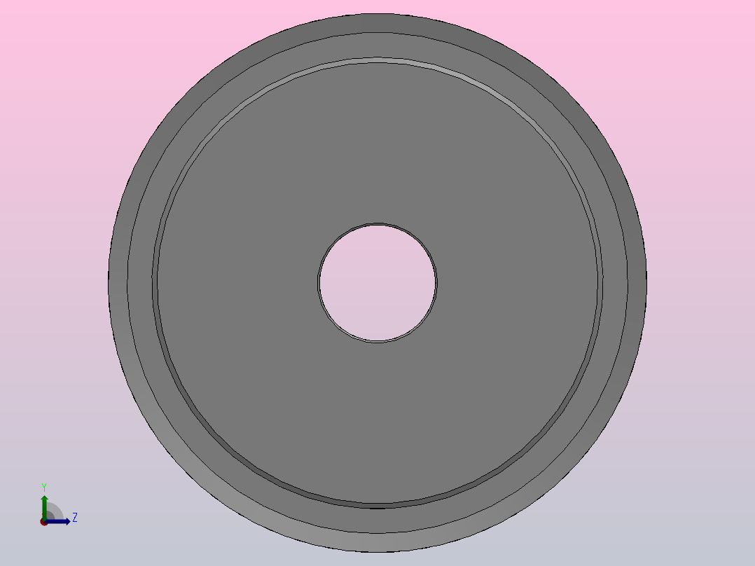 标准型梯形齿同步带轮AT5型_SAT5HC-44-10-dc16-A左视图