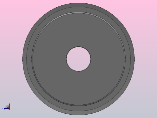 标准型梯形齿同步带轮AT5型_SAT5HC-44-10-dc16-A右视缩略图