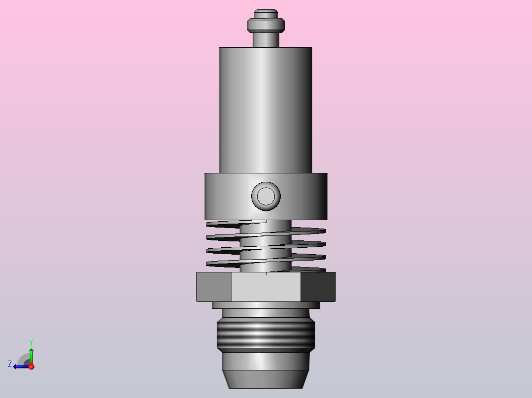 各种传感器压力表元件右视图