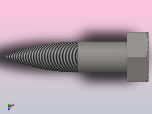 木螺钉DIN 571俯视缩略图