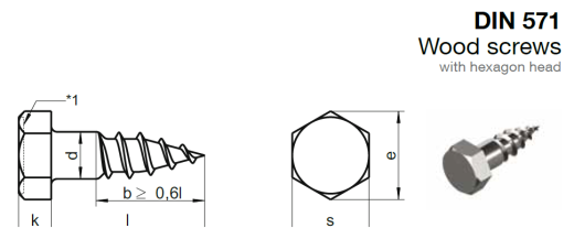 木螺钉DIN 571缩略图