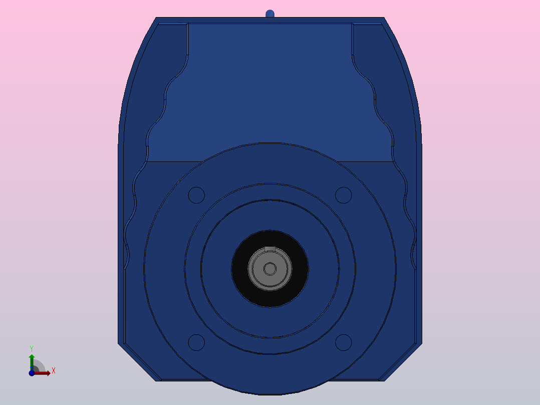 RXF..Y..斜齿轮减速电机[RXF57-1.65╱M1╱R╱140].zip.zip前视图