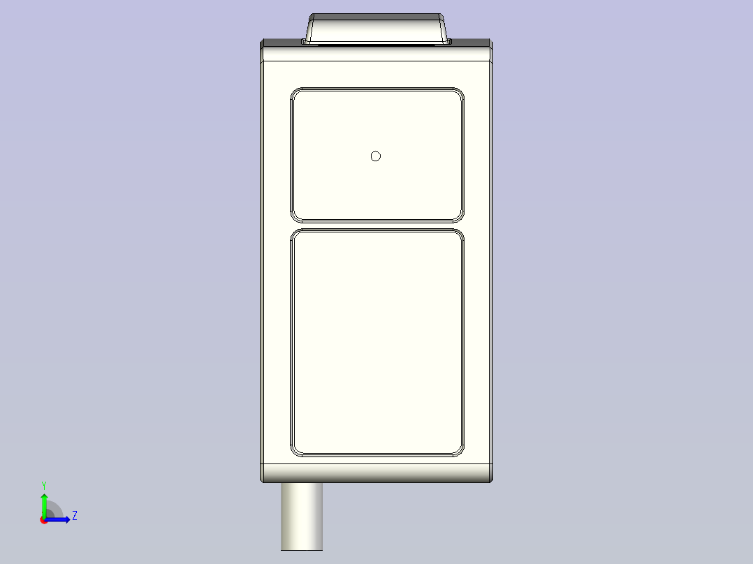 深浦颜色传感器 LA-W 3D左视图