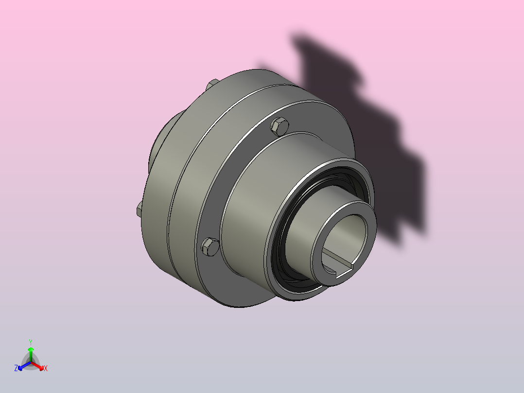 根据DSTU 2742-94 (GOST 5006-94)，齿轮联轴器-2 750Nm d=30mm主视图