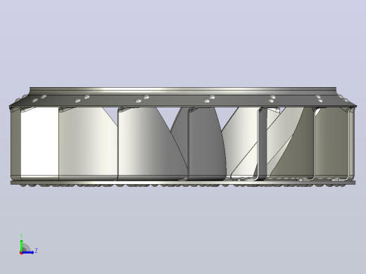 离心式风扇转子d500mm左视缩略图