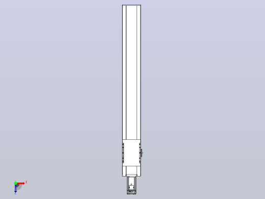 滚珠丝杠直线轴带导轨全封闭TPA-HCR-120D-1610C-L850-M-Y-P40-N3俯视缩略图
