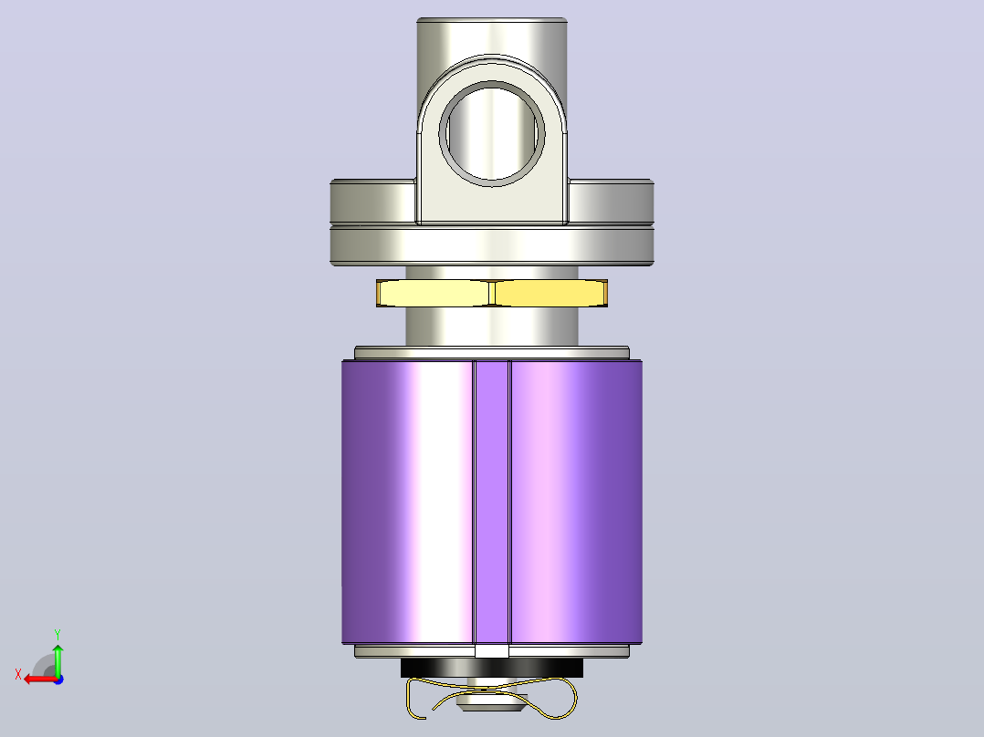 Goyen 1-8 电磁阀，基于RCA-3D2T型号后视图