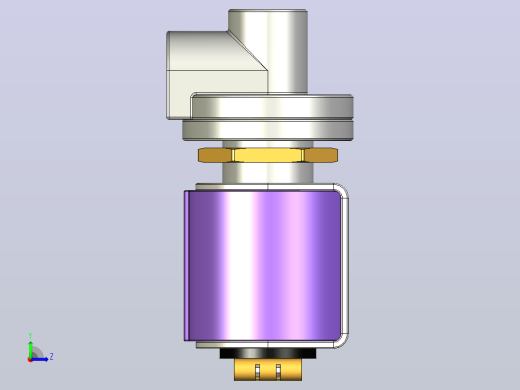 Goyen 1-8 电磁阀，基于RCA-3D2T型号左视缩略图