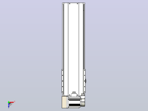 皮带直线轴半封闭可选导轨TPA-HNB-220D-176-L500-LU-C-P1K-N3俯视缩略图