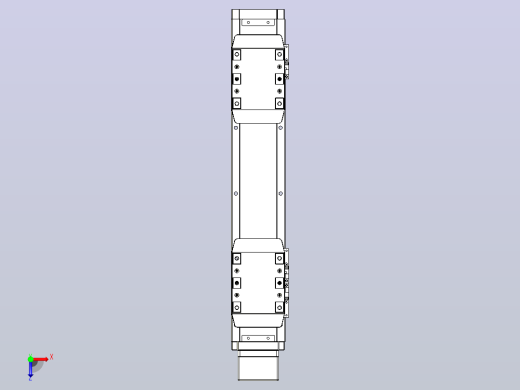 滚珠丝杠线性轴TPA-GCRS-80-1610C-L50-MP-M20-N3俯视缩略图