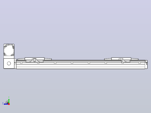 皮带直线轴双滑块型TPA-GCBS-120-P70-L150-LU-M20-N3右视缩略图