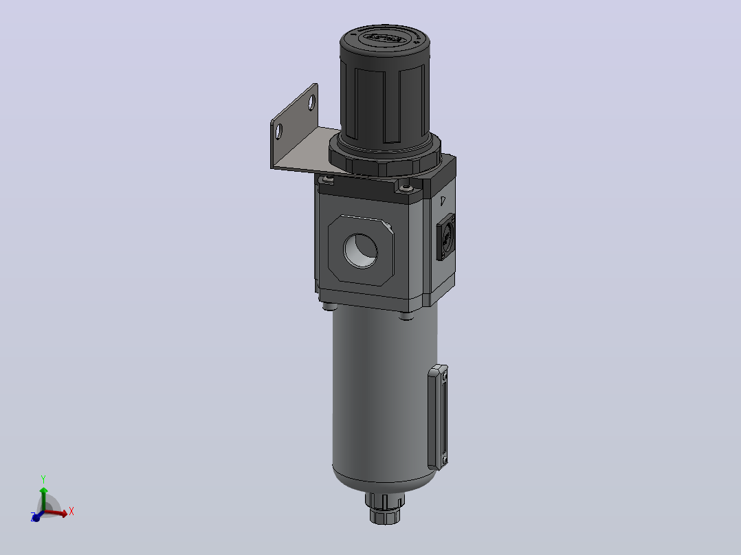 GFR600-20-F1过滤减压阀主视图