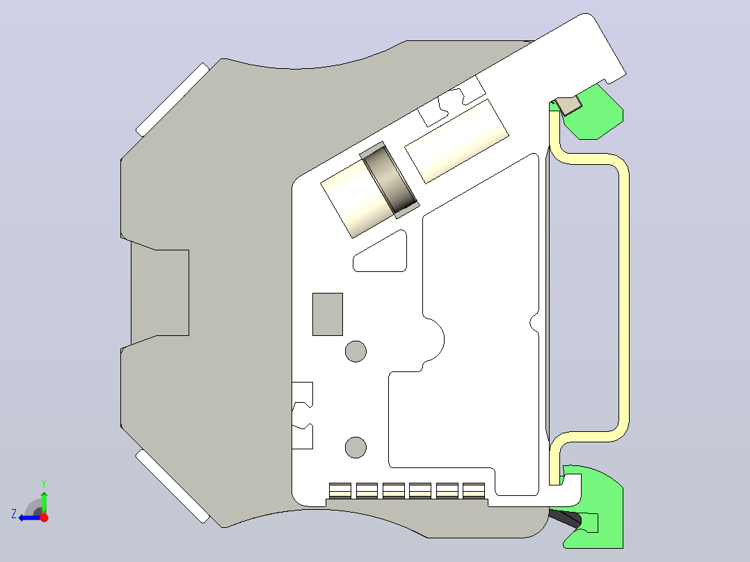 连接端子2.5mm^2右视图