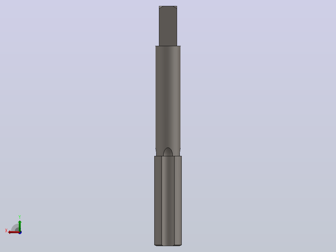 Solidworks可配置Tap -超过200种配置公制丝锥后视图
