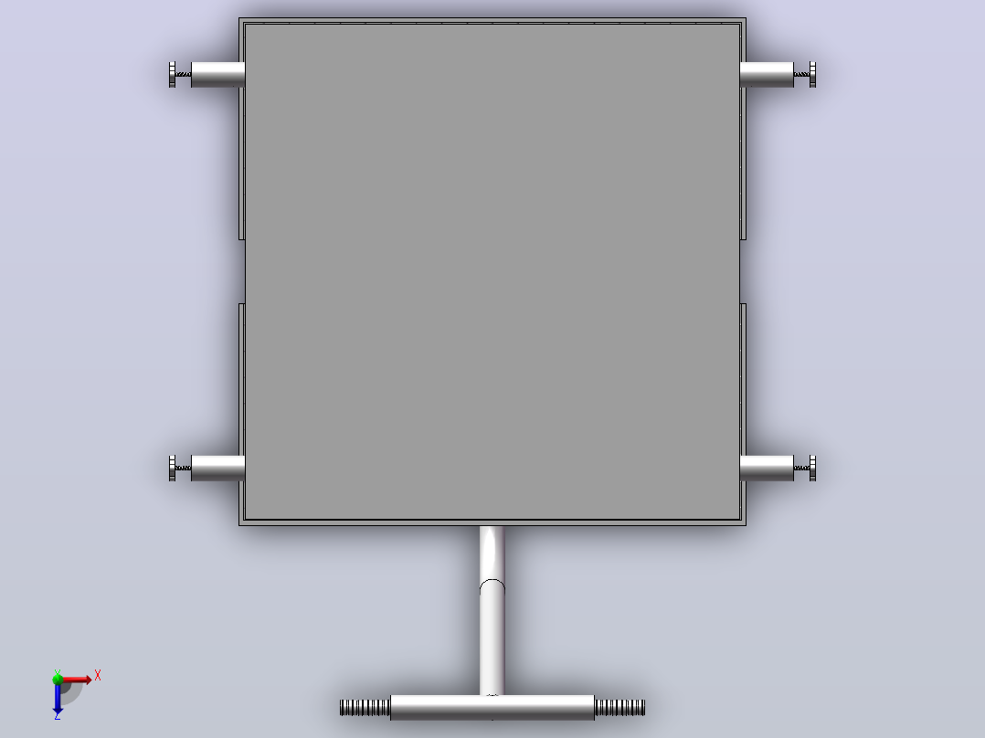 PCB电路板运输车俯视图